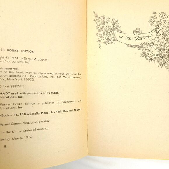 In Mad We Trust & Mad-ly Yours Sergio Aragone Blast Funny Joke Vintage Book Lot - Picture 9 of 10